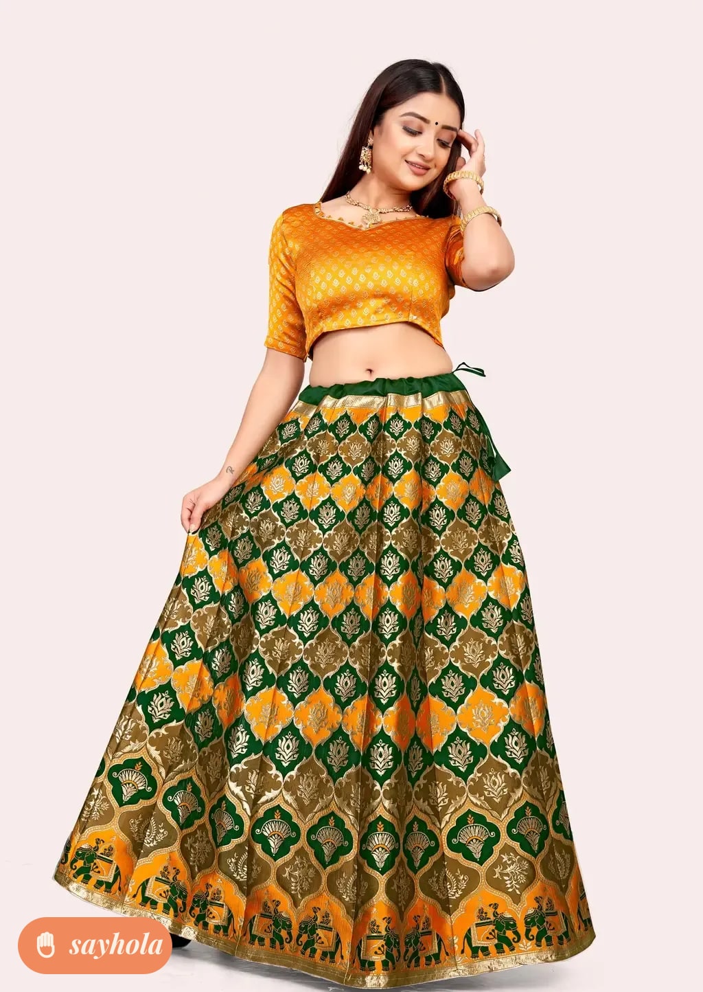 banarasi lehenga choli with dupatta