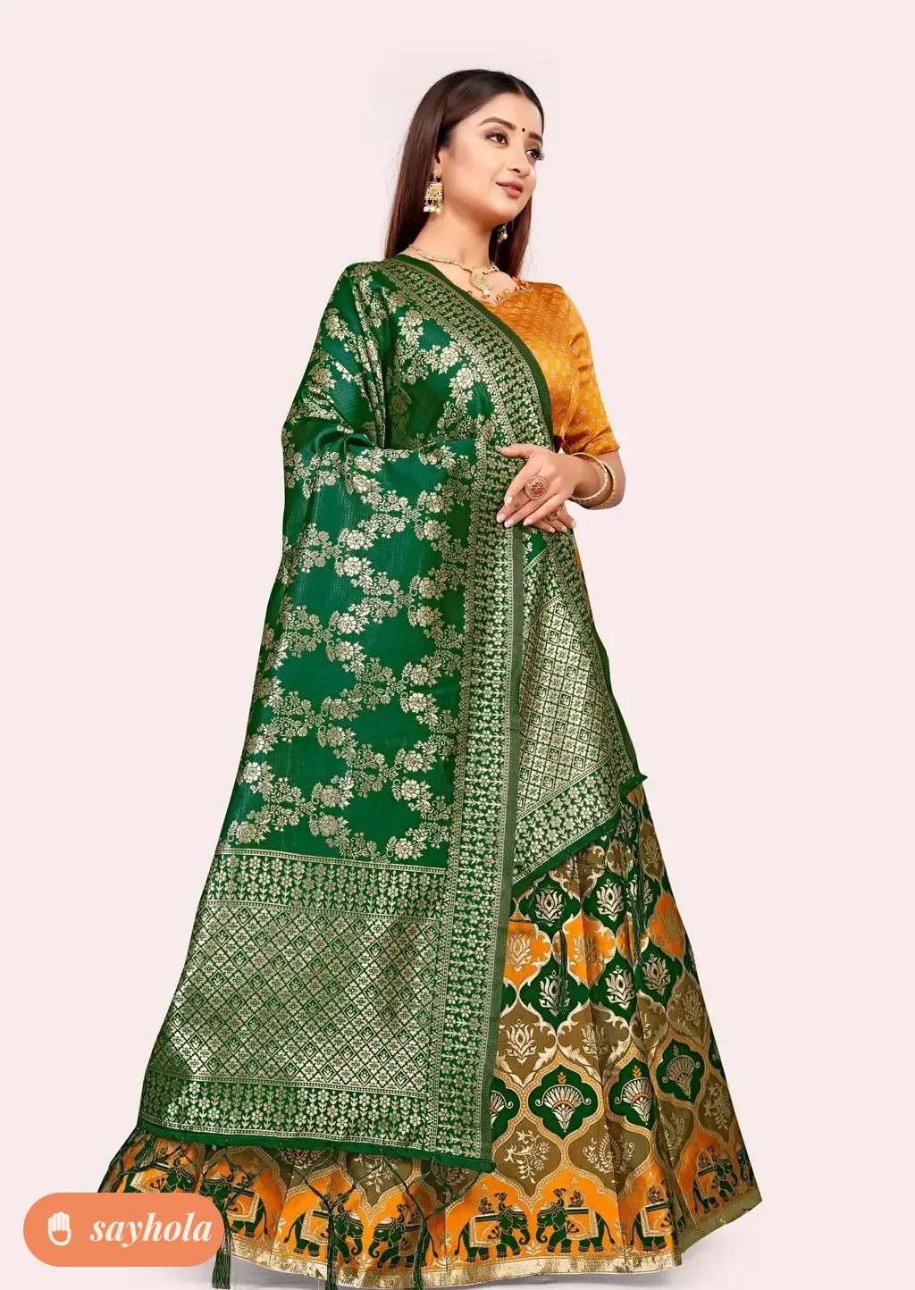banarasi lehenga choli with dupatta