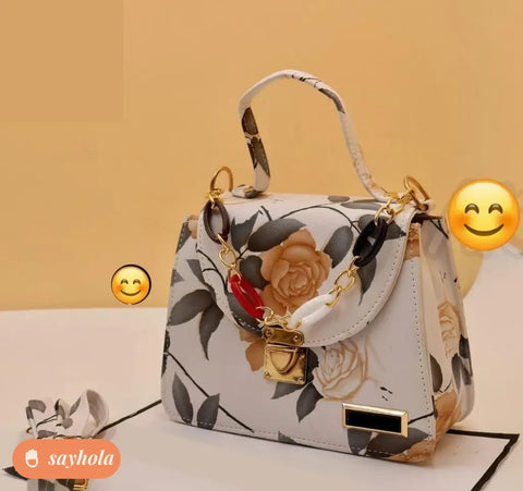 floral fabric slingbag for women and girls