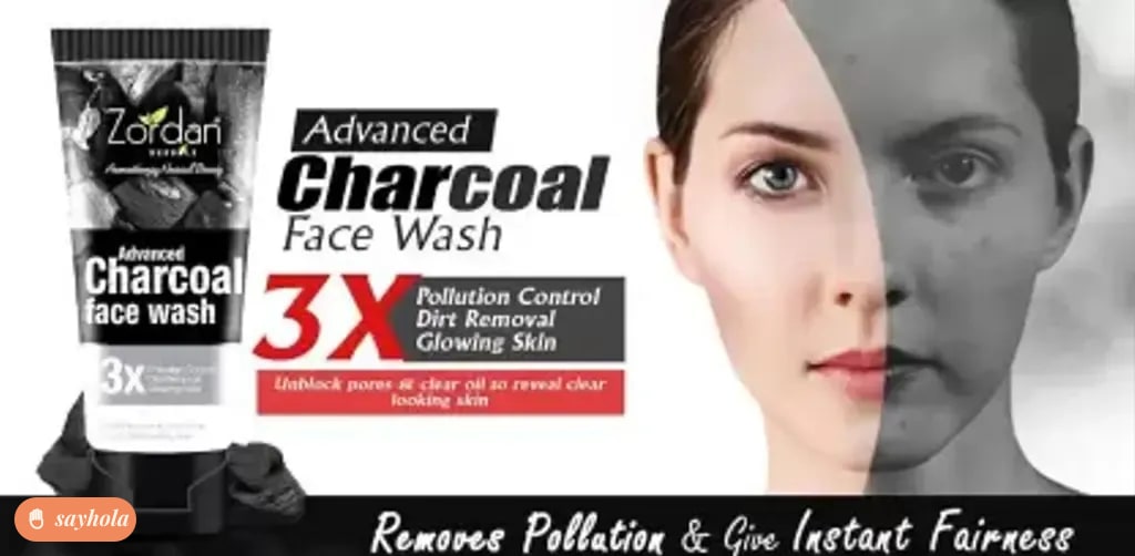charcoal face wash pack of 2