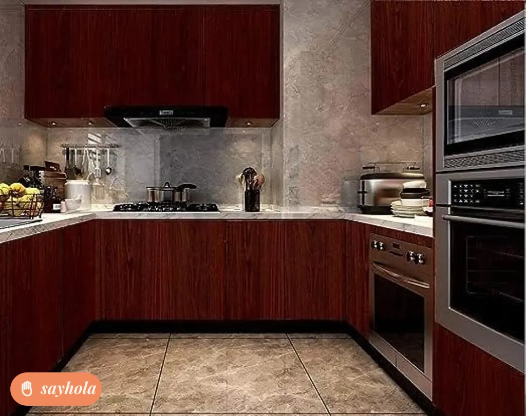 brown wooden peel and stick wallpaper