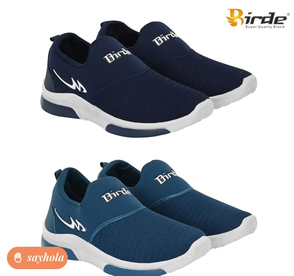 black mesh sports shoes for men