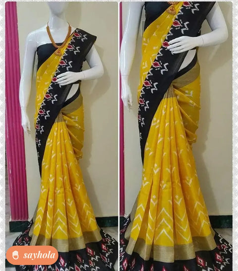 kalamkari print khadi silk saree