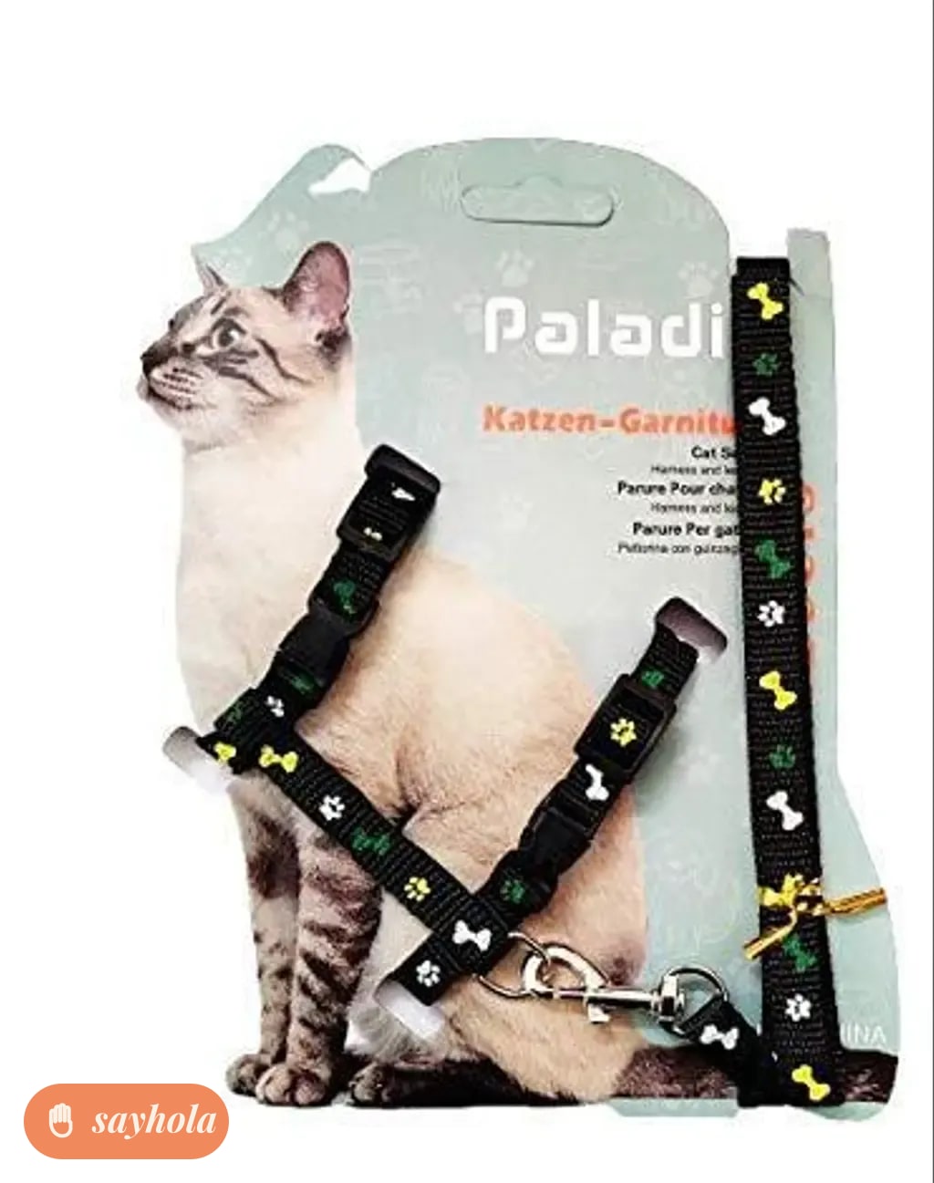 adjustable nylon harness and leash set for cats