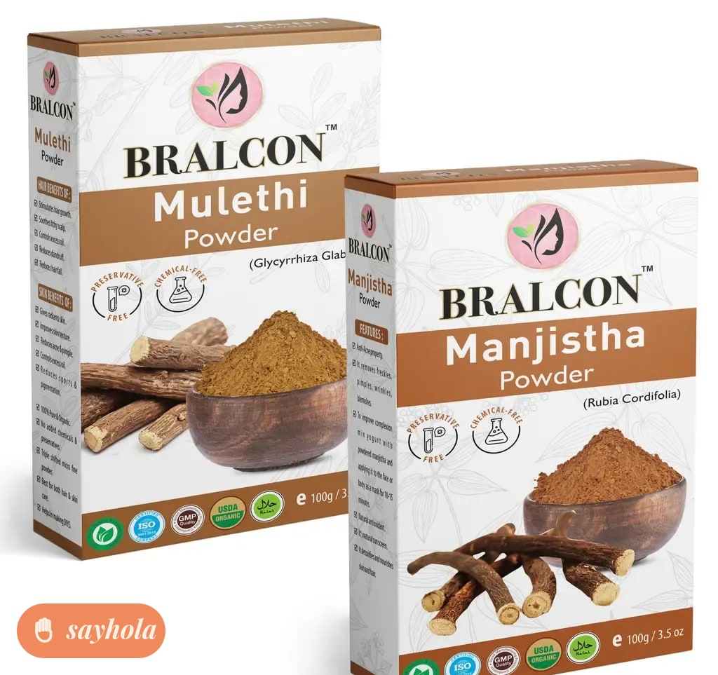 organic mulethi and manjistha powder combo 200g