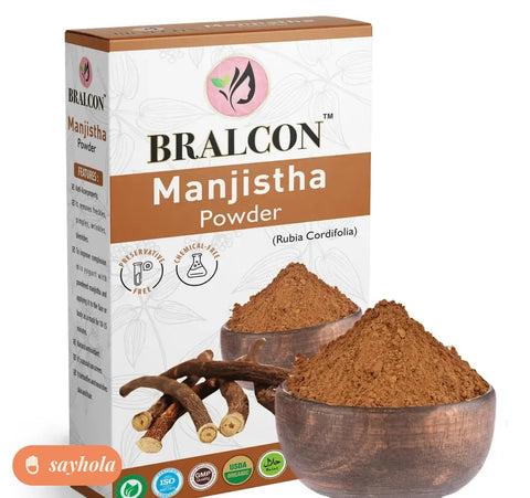 organic manjistha powder 100g for skin and hair care