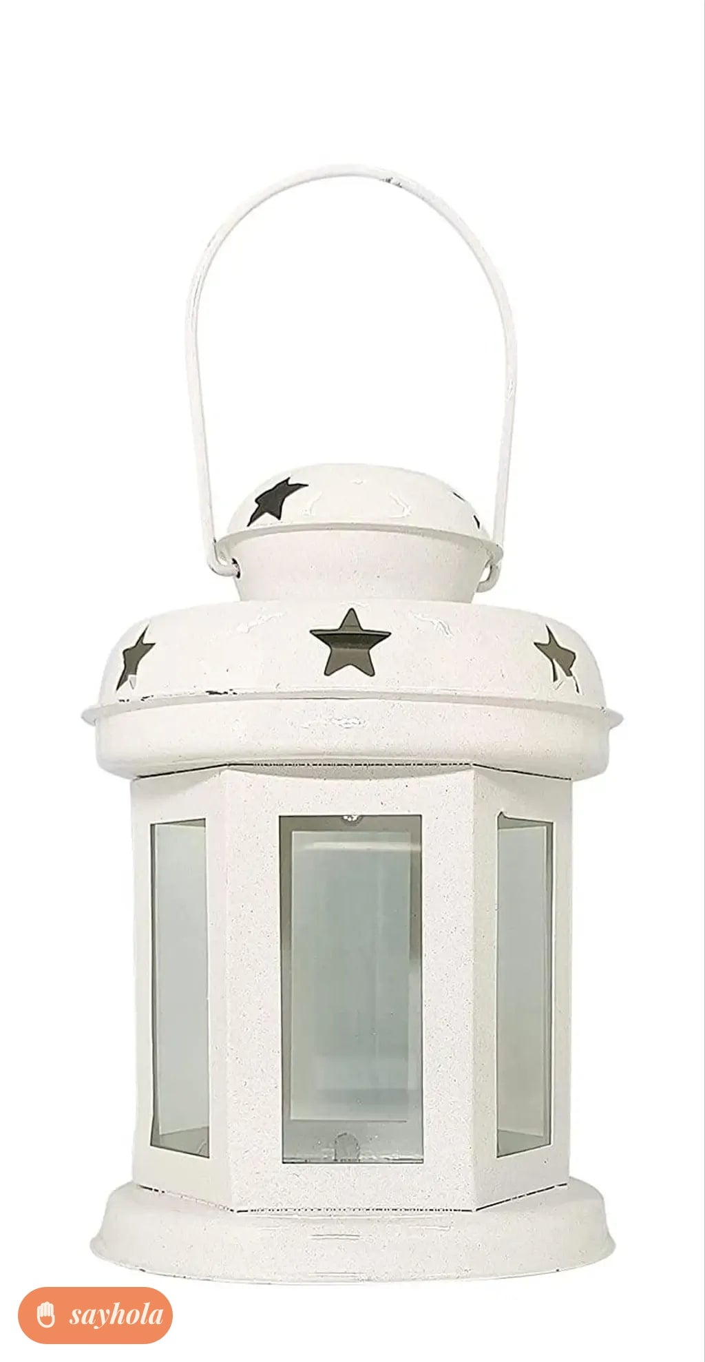 handcrafted metal diya and lantern