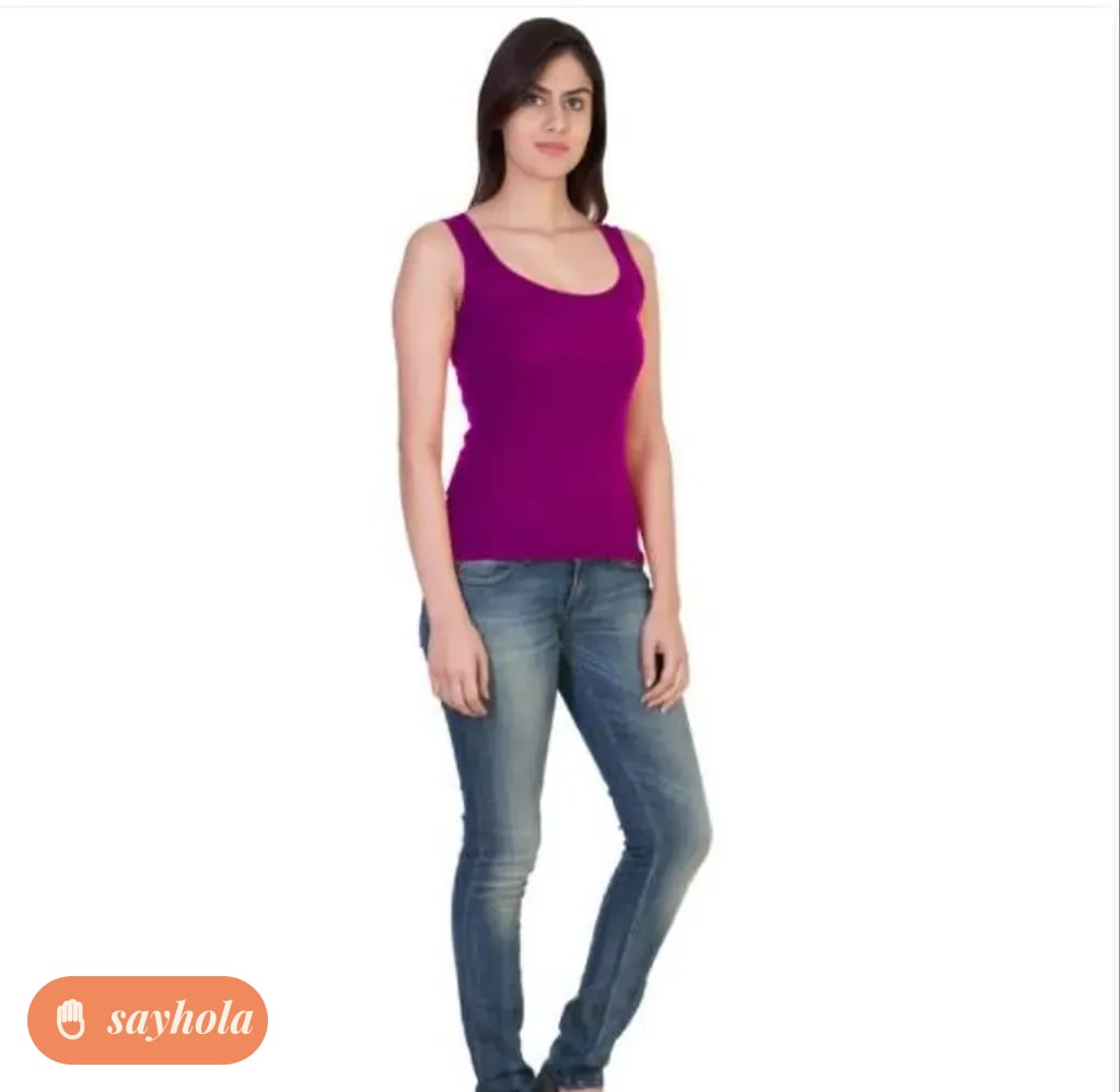 cotton blend sleeveless tank tops pack of 2