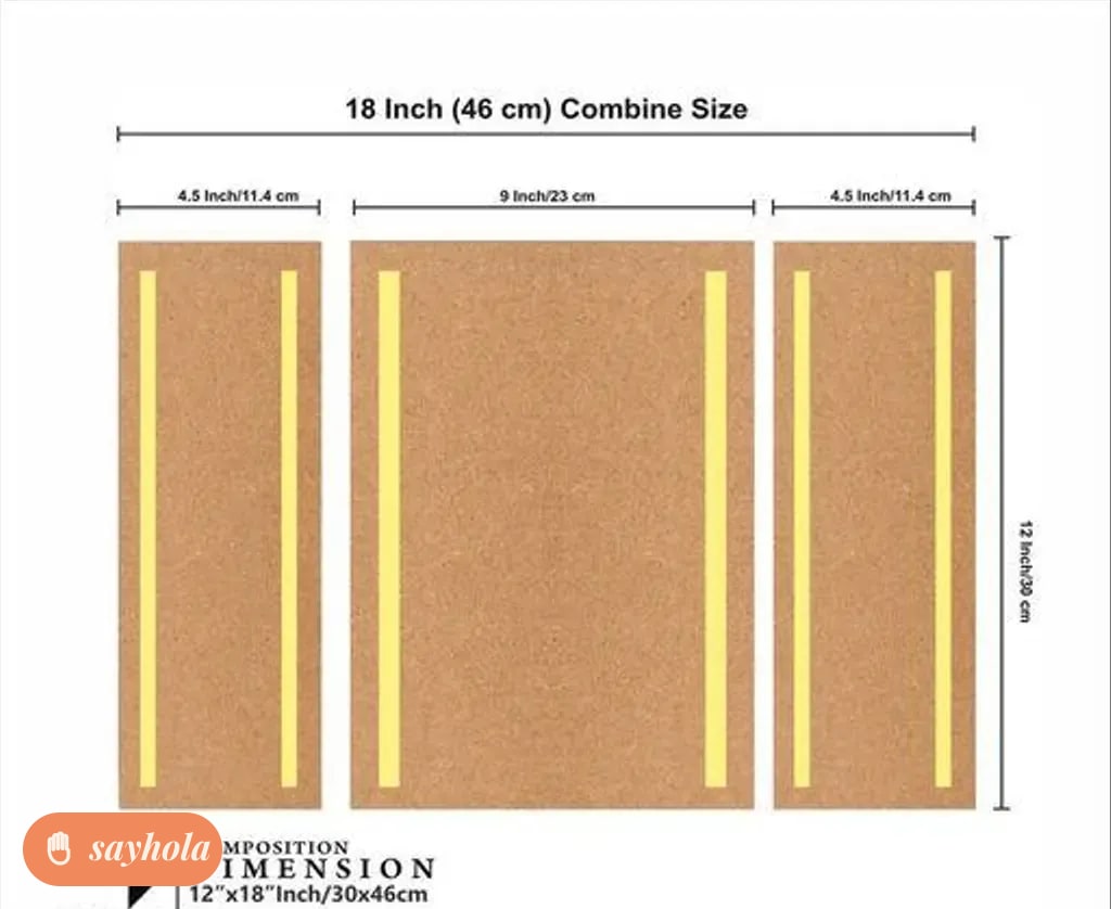 set of 3 radha krishna modern art wall paintings