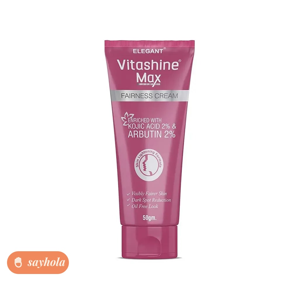 vitashine max fairness cream with kojic and arbutin