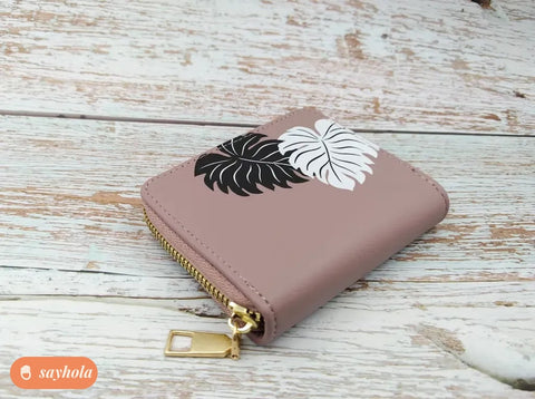 small wallet purse with card slots