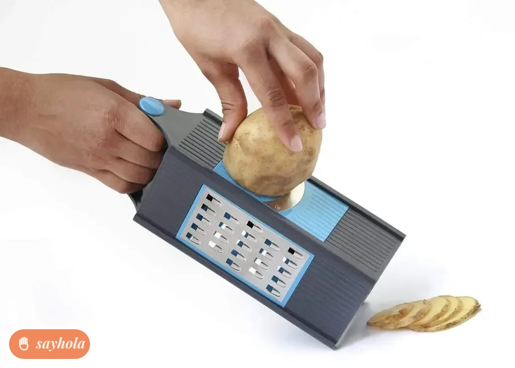 4 in 1 stainless steel slicer and grater