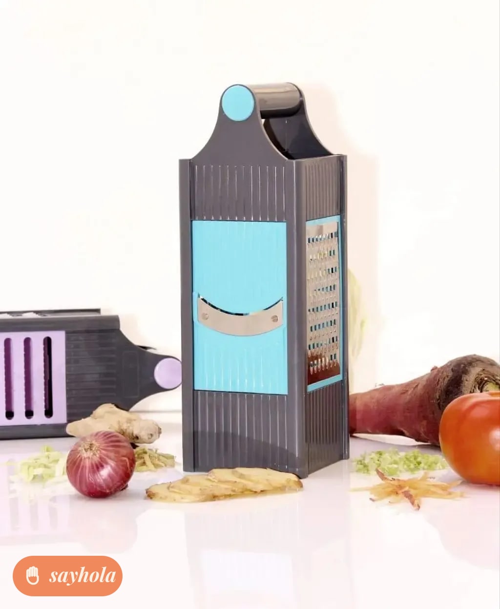 4 in 1 stainless steel slicer and grater