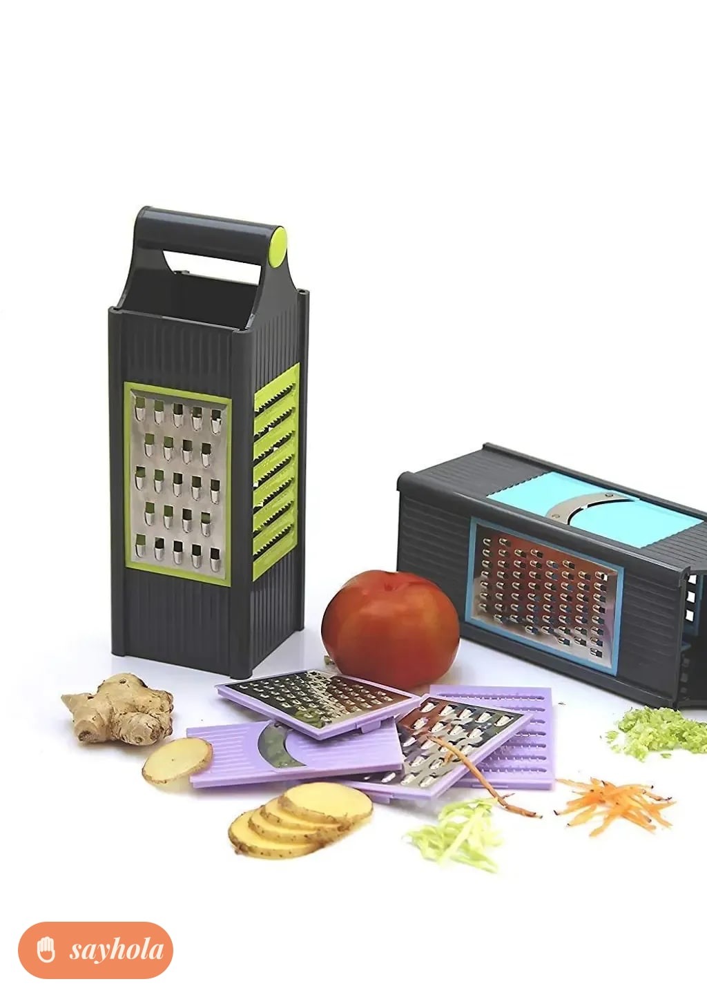 4 in 1 stainless steel slicer and grater