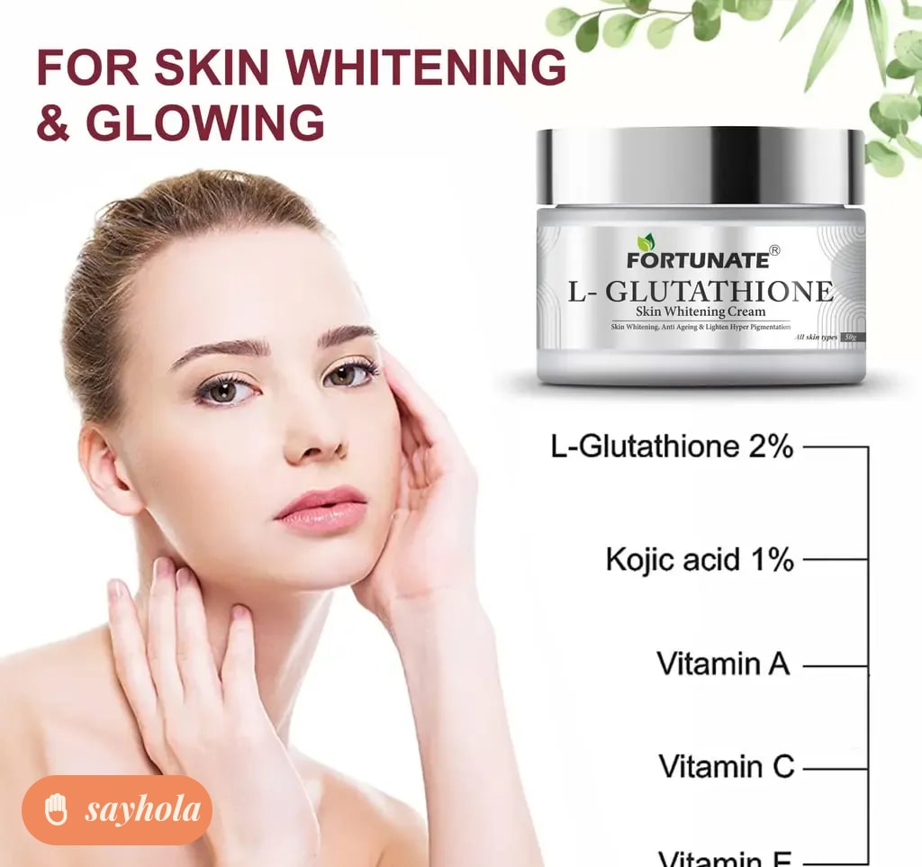 glutathione face cream for brightening and anti-ageing