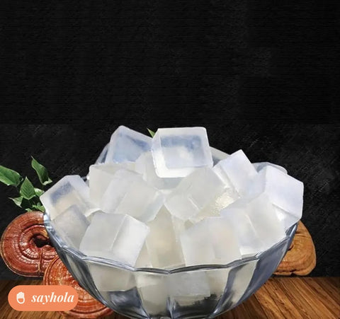 clear transparent soap base with coconut oil and glycerin