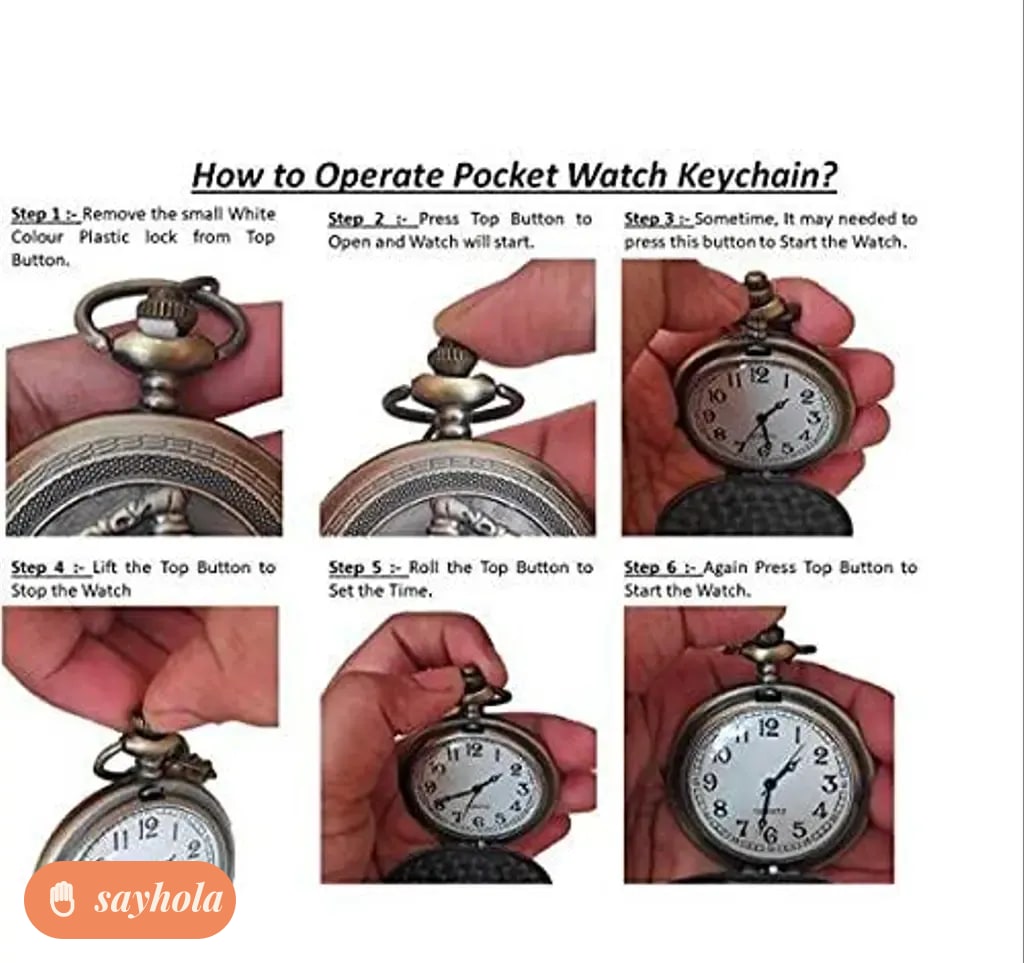 tower bridge london vintage-inspired pocket watch keychain