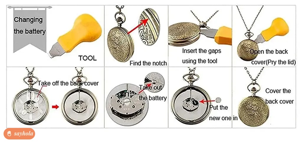 tower bridge london vintage-inspired pocket watch keychain