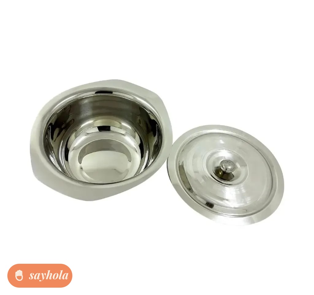 stainless steel serving bowl set with lids 1000 ml