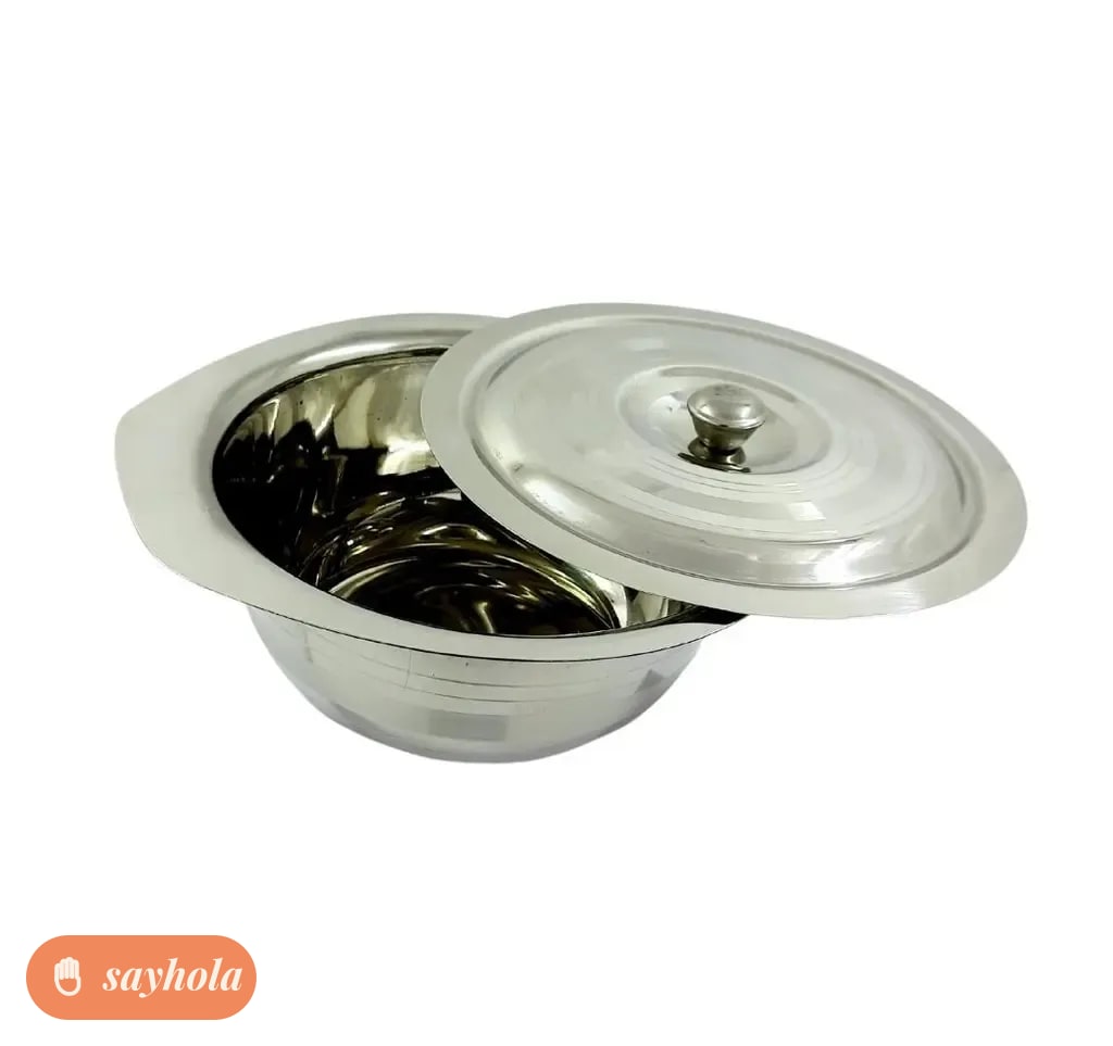 stainless steel serving bowl set with lids 1000 ml