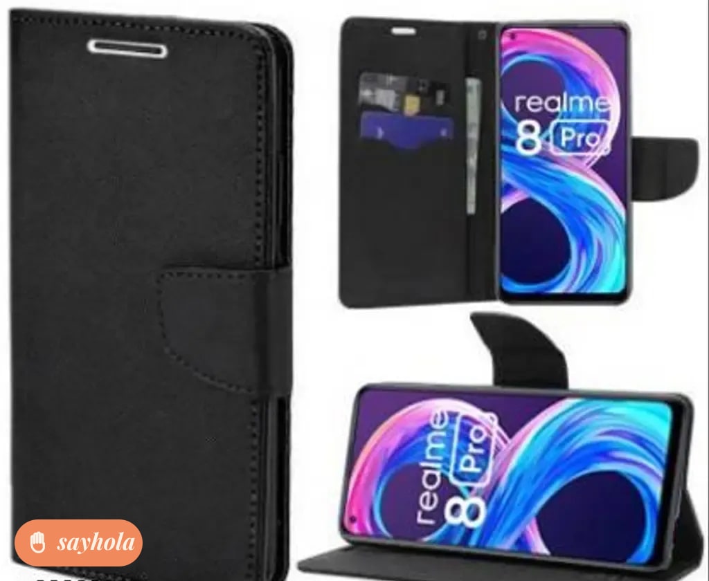 aarov flip cover case for realme 8 pro