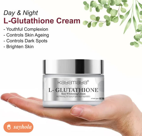 kayamaya l-glutathione face cream for brightening