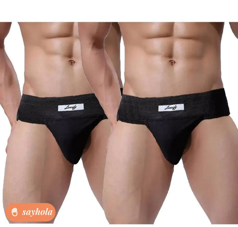 men's gym supporter with inside pocket pack of 2