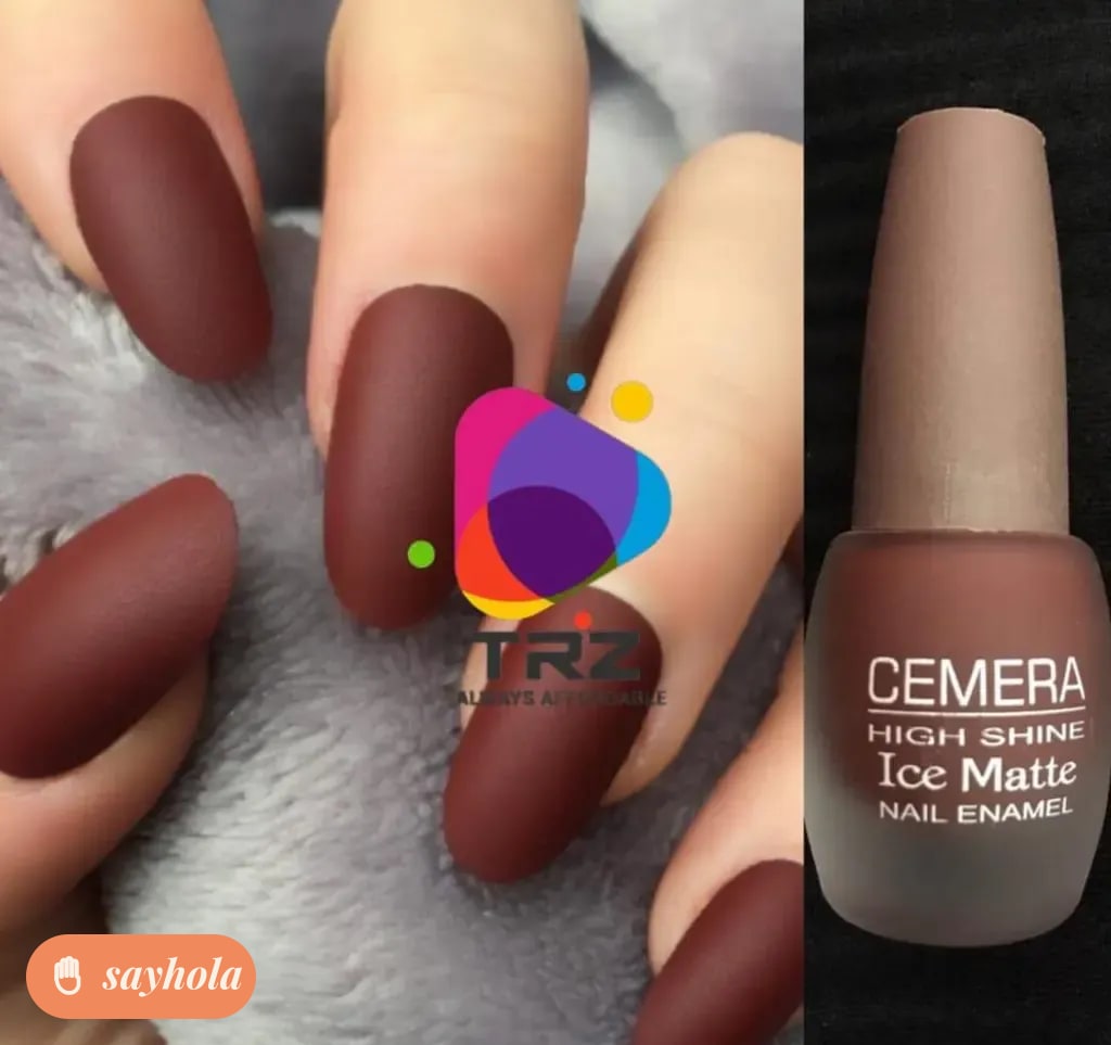 toxic free matte nail polish set of 2