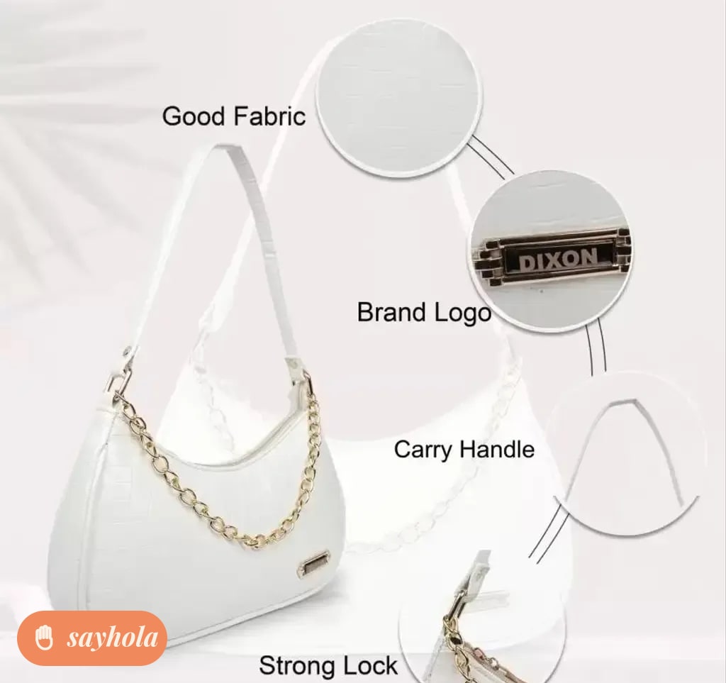 sleek faux leather slingbag