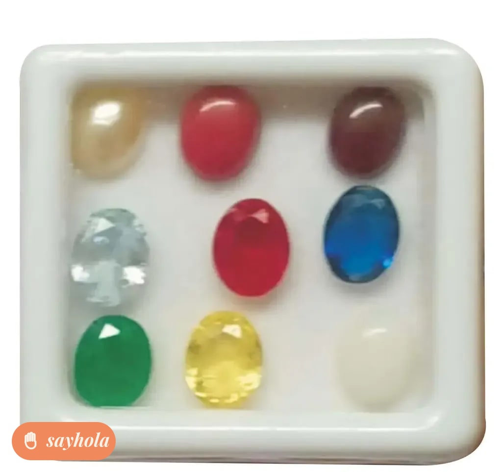 navratna set of 9 energised gemstones for grah shanti