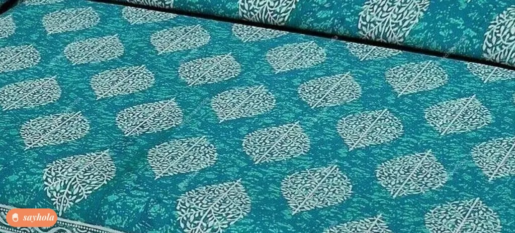 double cotton bedsheet with 2 pillow covers