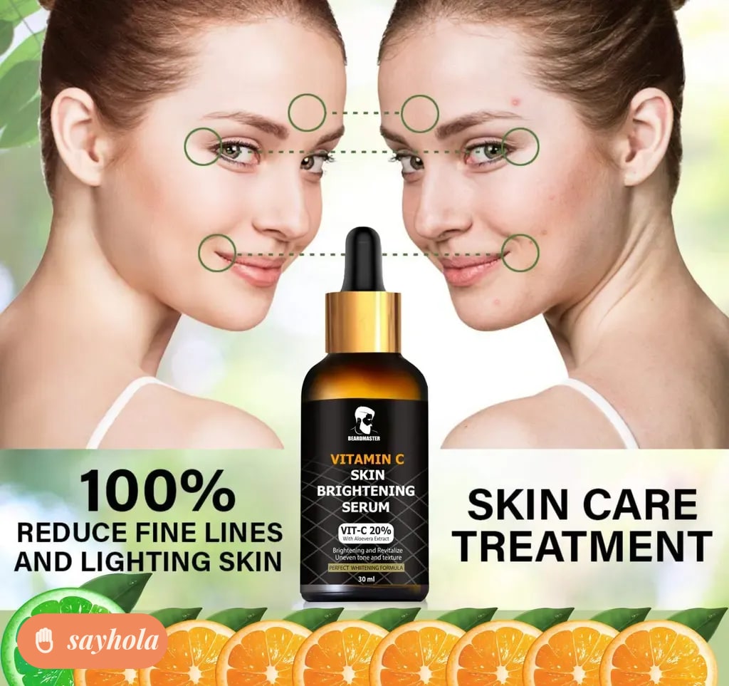 vitamin c serum with hyaluronic acid and aloe vera