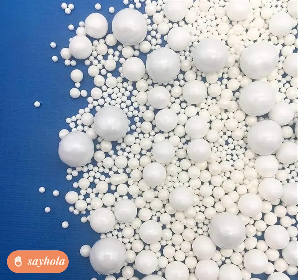 white metallic sugar pearls edible cake decoration