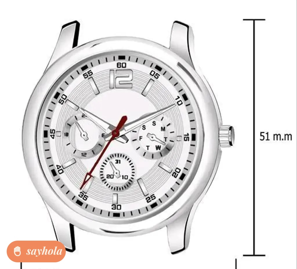 cnnix leather strap men's analog watch