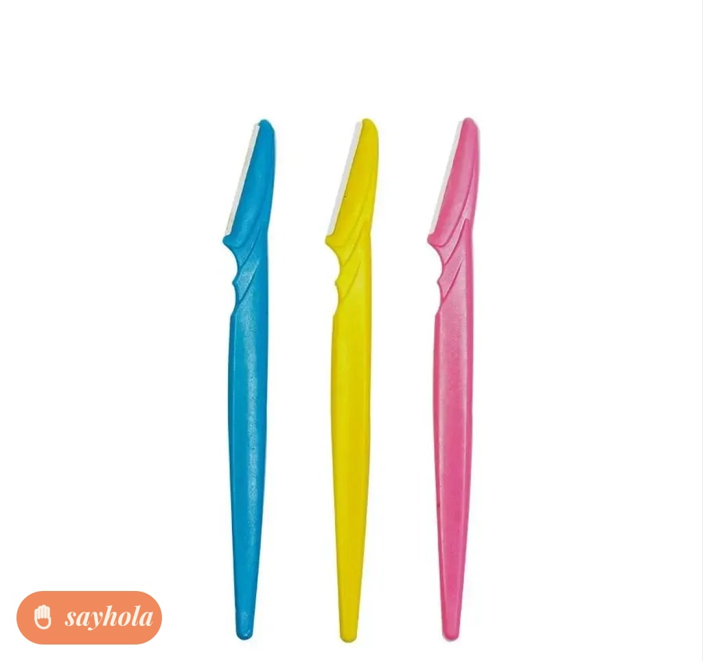 women's eyebrow and face shaver razor pack of 6