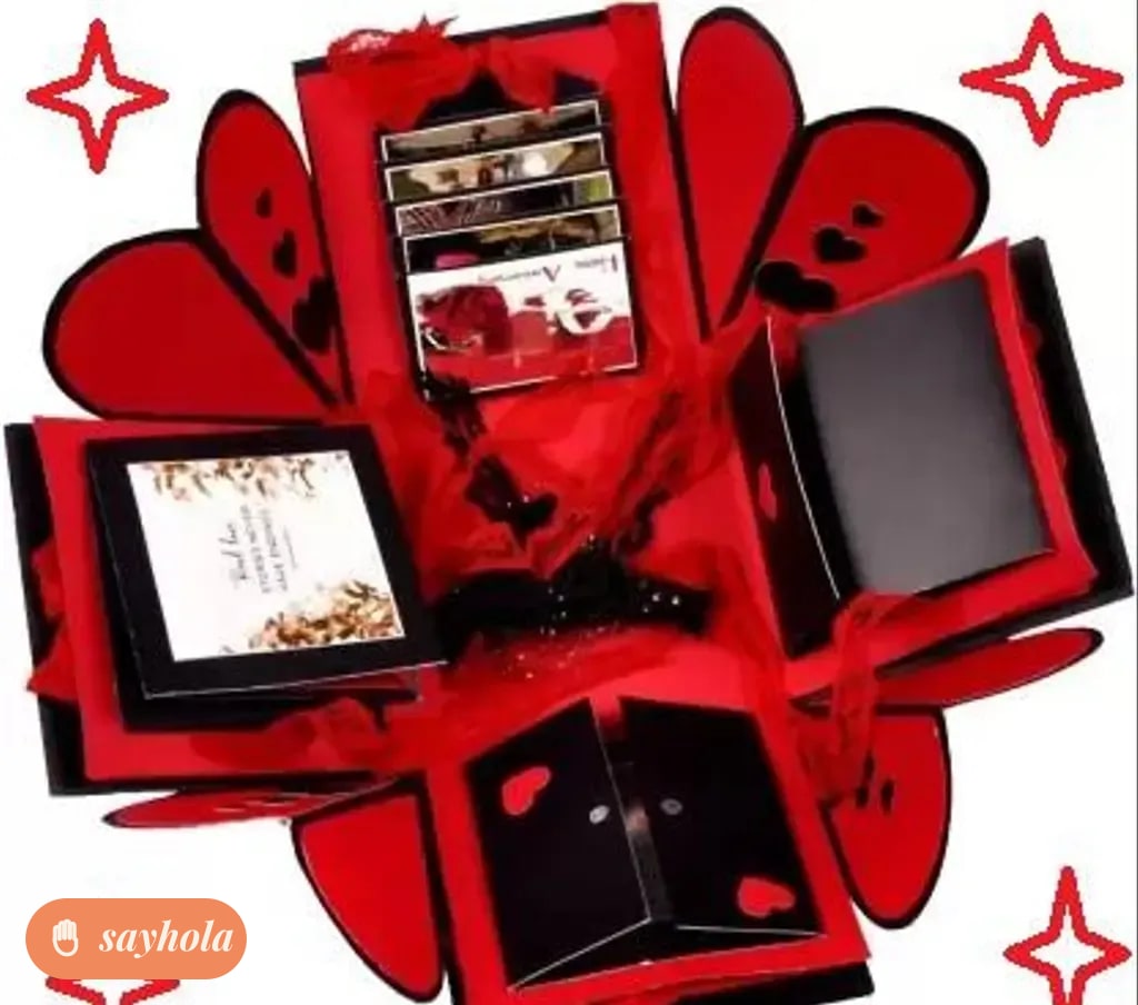 kraft explosion box gift for special moments