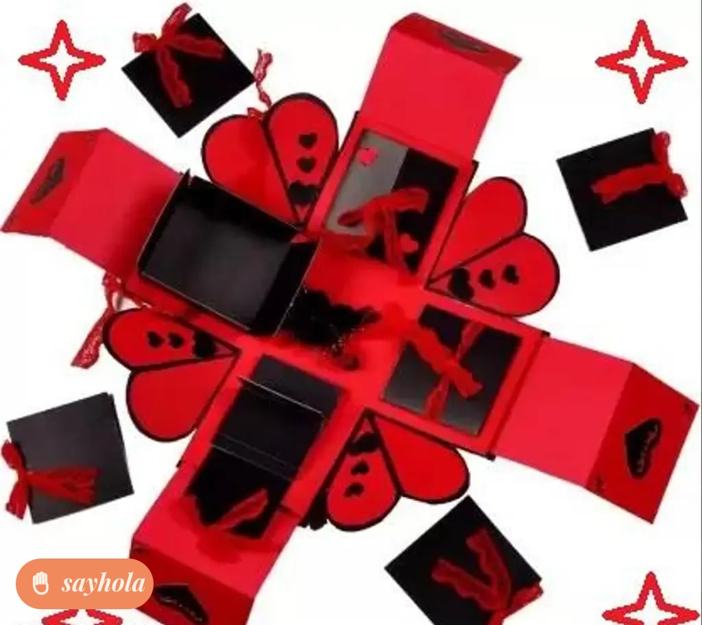 kraft explosion box gift for special moments