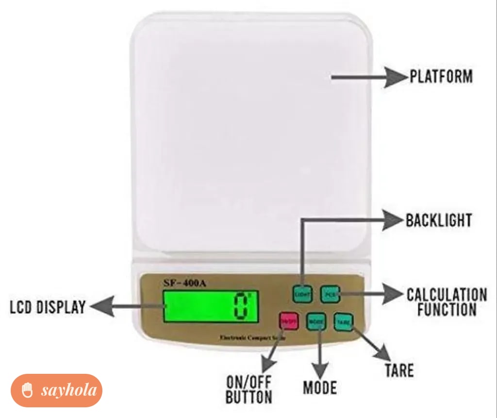 digital kitchen weighing scale up to 10 kg