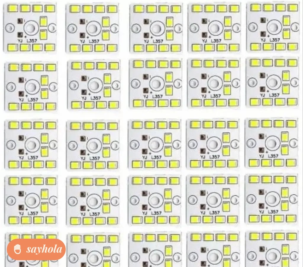 9w aluminium mcpcb pack of 25 leds