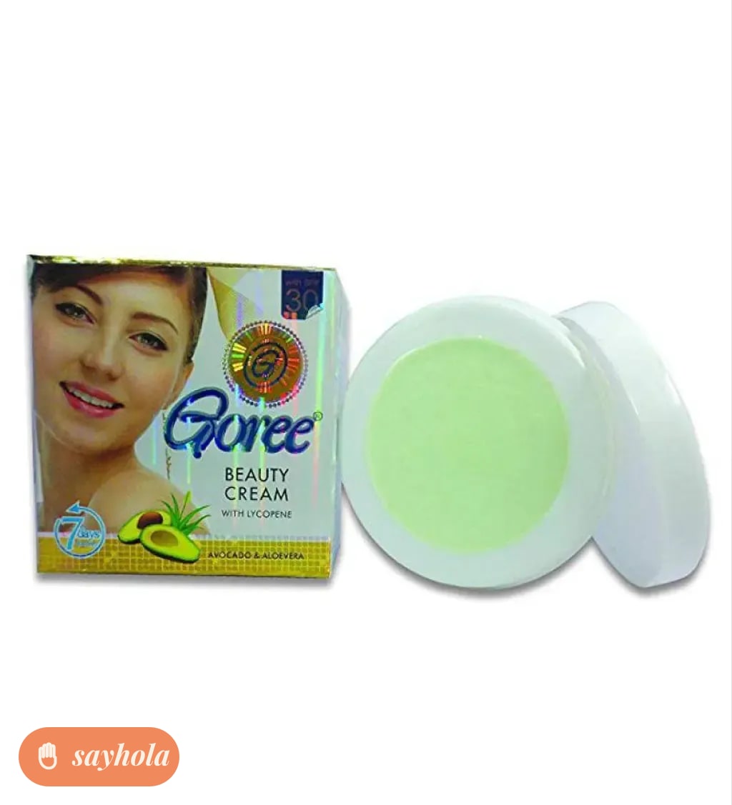 goree beauty cream with spf 30 and avocado