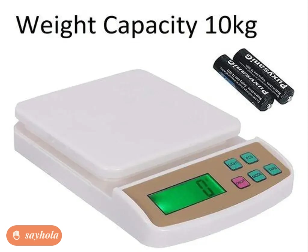 multipurpose portable digital kitchen scale 10 kg