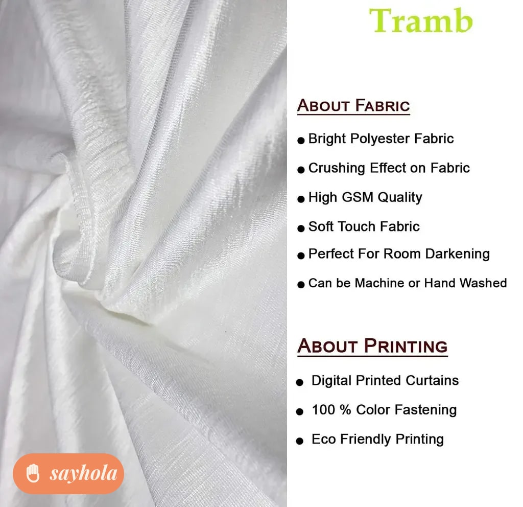 polyester printed door curtain