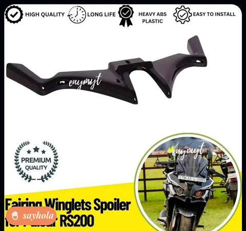 fairing winglets spoiler for pulsar rs200