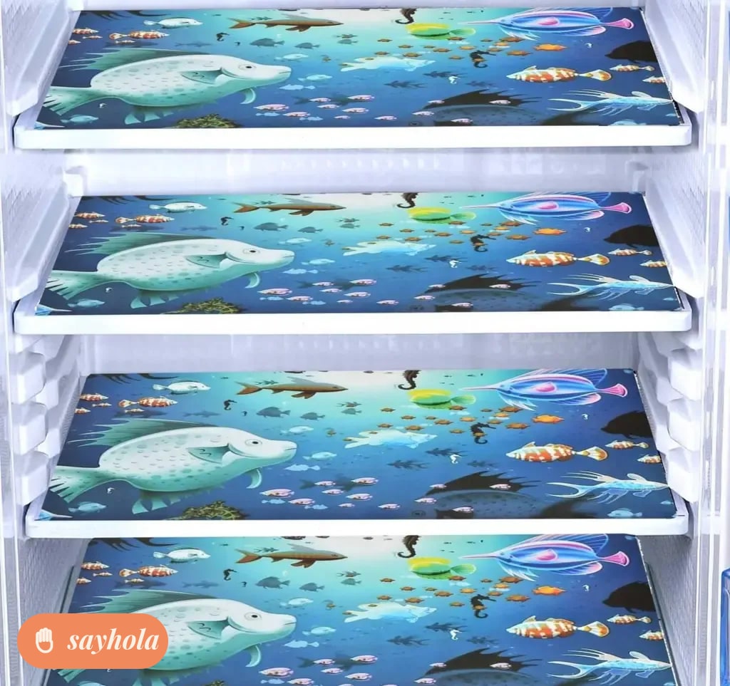 multicolor fridge cover combo pack