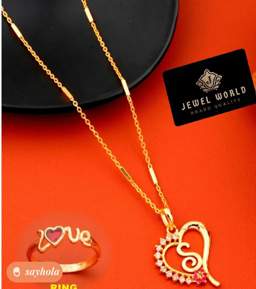 s letter pendant necklace combo pack of 4