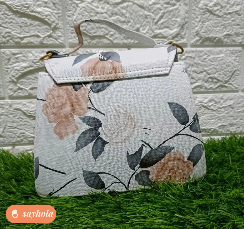 floral fabric slingbag for women and girls