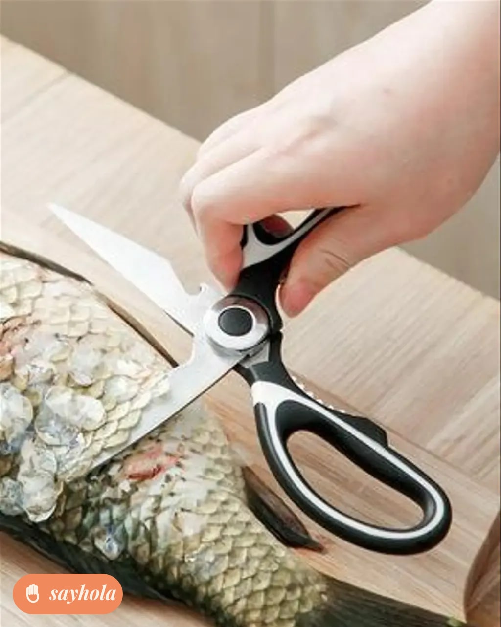 pack of 2 stainless steel kitchen scissors