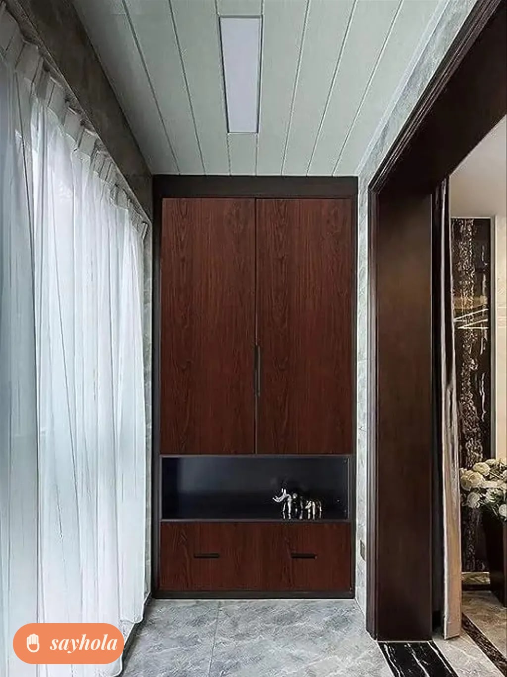 brown wooden peel and stick wallpaper