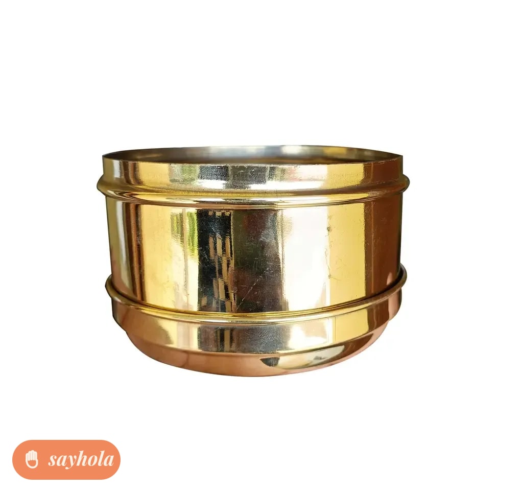handmade brass container set of 2 400 ml