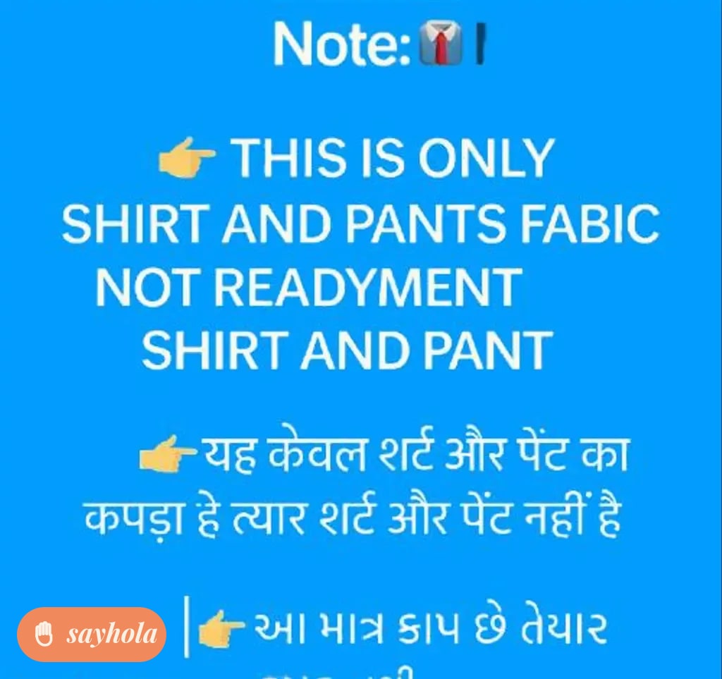 unstitched polycotton shirt and cotton blend trouser fabric